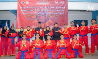 Ponpes Al-Fatah Cileungsi Gelar Ujian Kenaikan Tingkat Siswa Tapak Suci